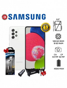 Smartphone SAMSUNG - A52S  - 8GB - 128GB - Blanc- Garantie 1An