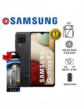 Smartphone SAMSUNG - A12 4GB - 128 GB - Noir - Garantie 1An