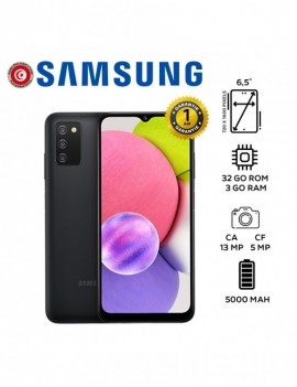 Smartphone SAMSUNG - A03 S - 3GB - 32GB - Noir - Garantie 1An