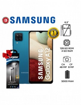 Smartphone SAMSUNG A125FH - A12 4GB - 128 GB - Bleu - Garantie 1An
