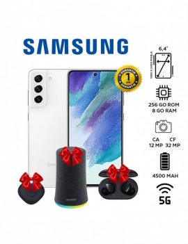 Smartphone SAMSUNG S21FE 5G - 6,41" - 8GB - 256GB - Blanc - Garantie 1An